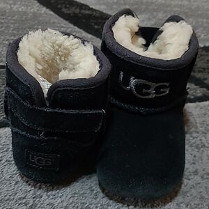 UGG Infant Jesse II Logo Suede Shoes